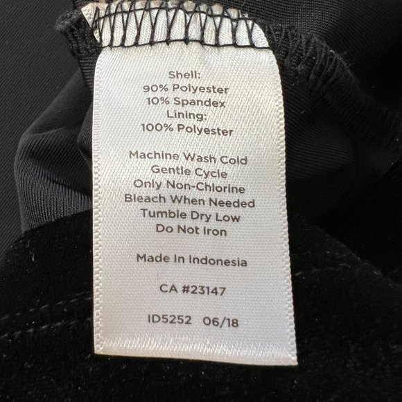 Talbots Womens Black Velvet Faux Wrap Sheath Dress V Neckline size Large - Picture 9 of 11